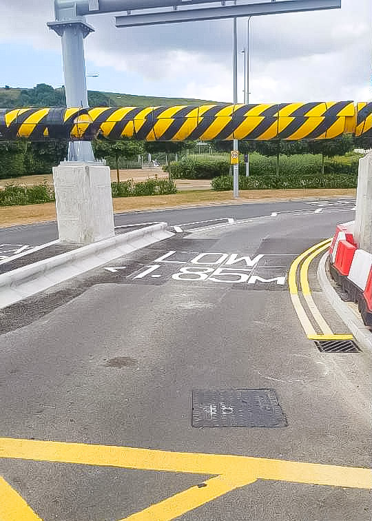Thermoplastic Line Marking - Euro Tunnel