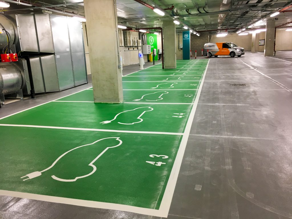 car park line marking