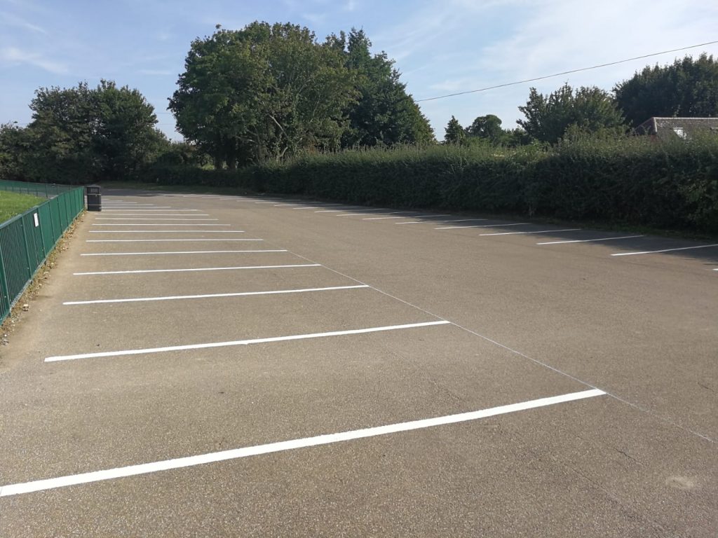 Thermoplastic line markings is Essex