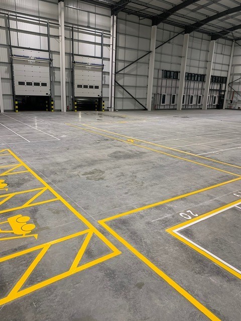 warehouse line marking Hemel Hempstead