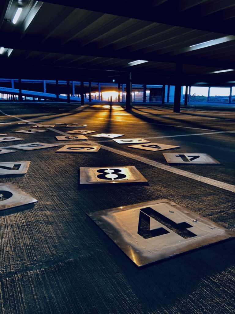 Multi-Story Line Marking in Purfleet Car Park